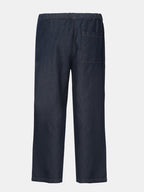 Men's Denim Blue 100% Cotton Loose Fit Pant