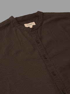 Men's Brown 100% Cotton Regular Fit Kurta Shirt