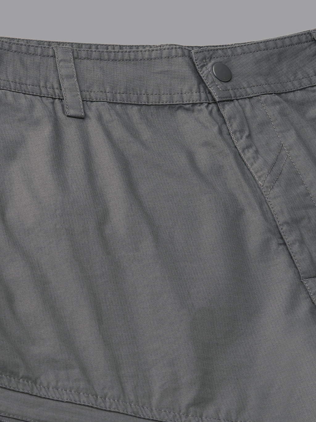 Men's Grey Cotton Lycra Regular Fit Shorts
