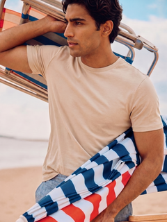 Men's Natural Cotton Bamboo Elastane Regular Fit Tshirt