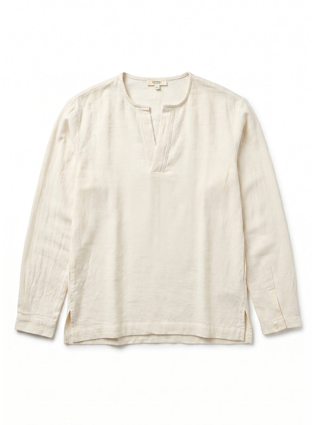 Men's Offwhite 100% Cotton Regular Fit Shirt