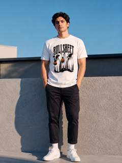 Men's 100% Organic Cotton Regular Fit Tshirt White