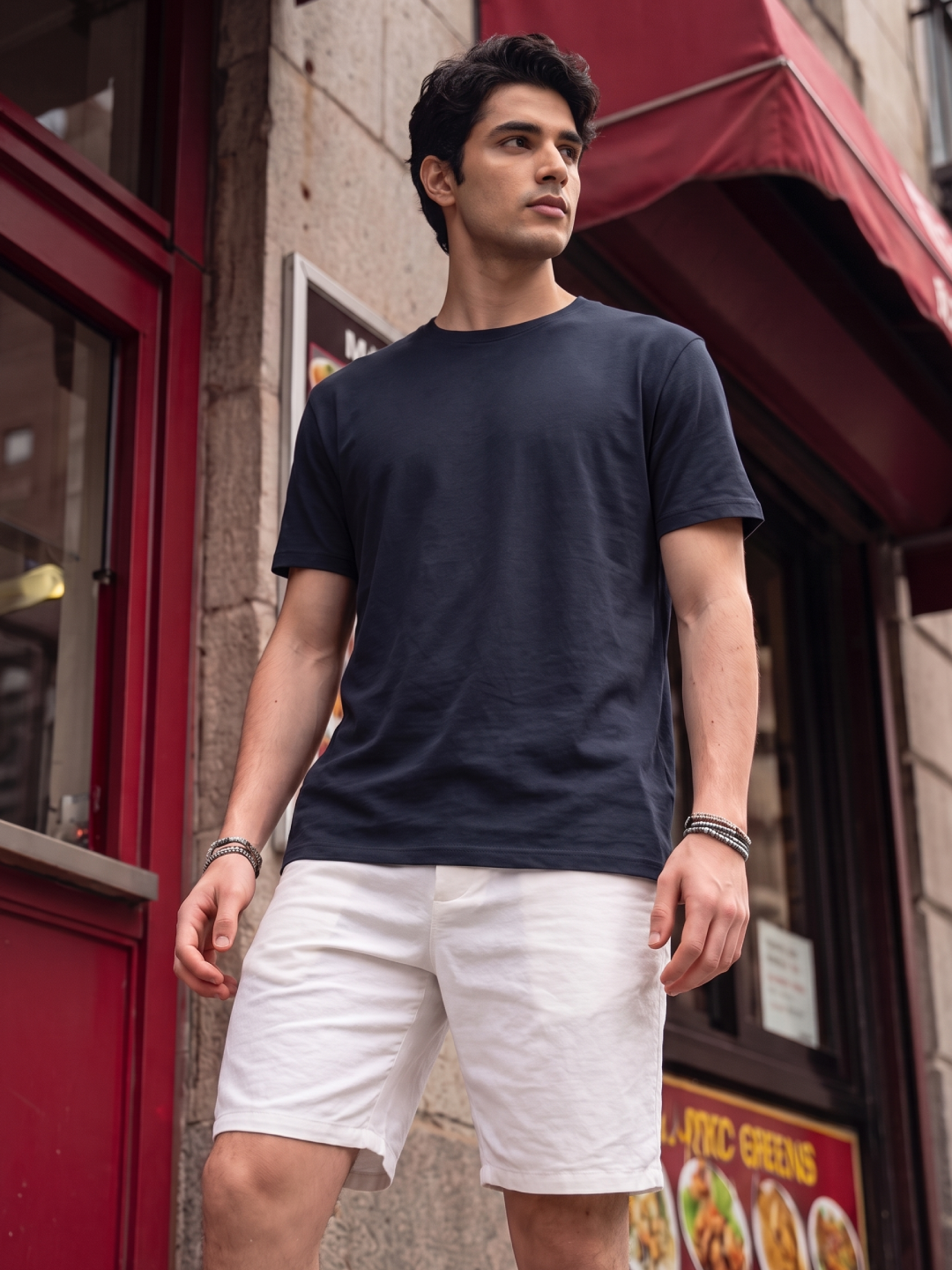 Men's Bamboo Regular Fit Tshirt Navy
