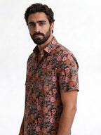 Men's Multi Tencel Linen Regular Fit Shirt