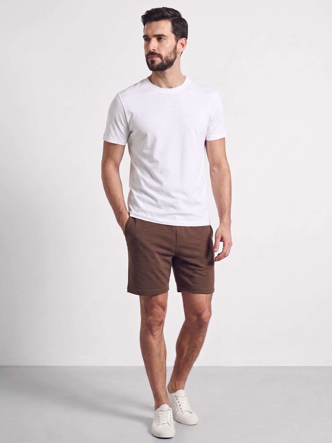 Men's Bamboo Regular Fit Tshirt White