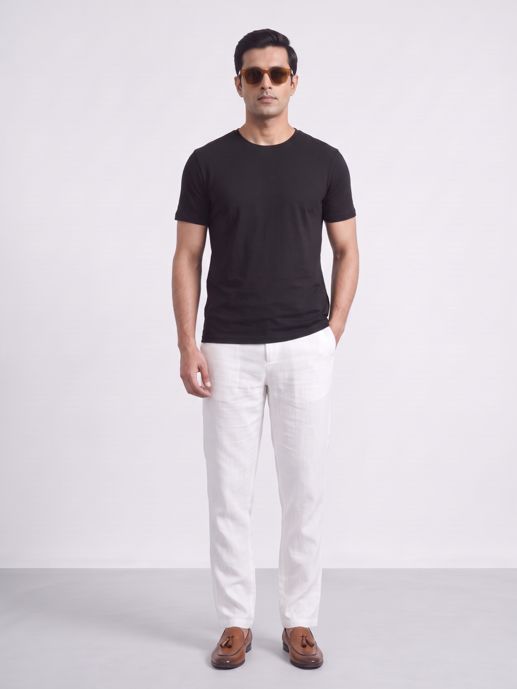 Men's Bamboo Regular Fit Tshirt Black