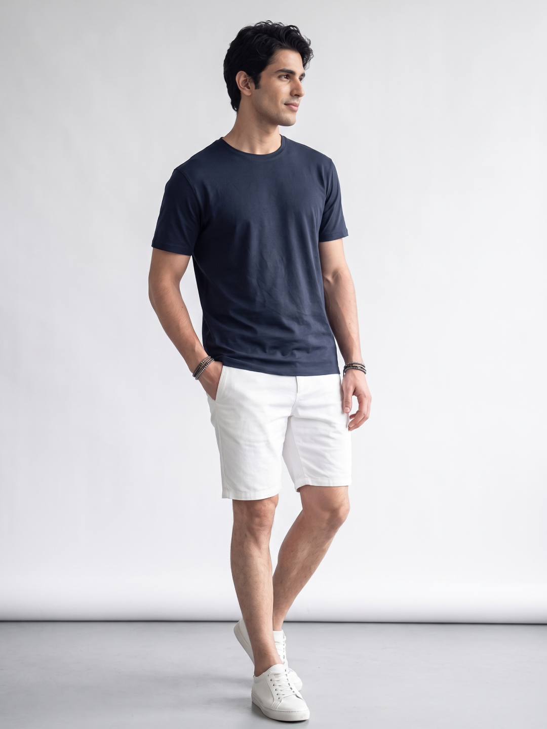 Men's Bamboo Regular Fit Tshirt Navy