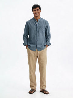 Men’s Cotton Regular Fit Pant Khaki
