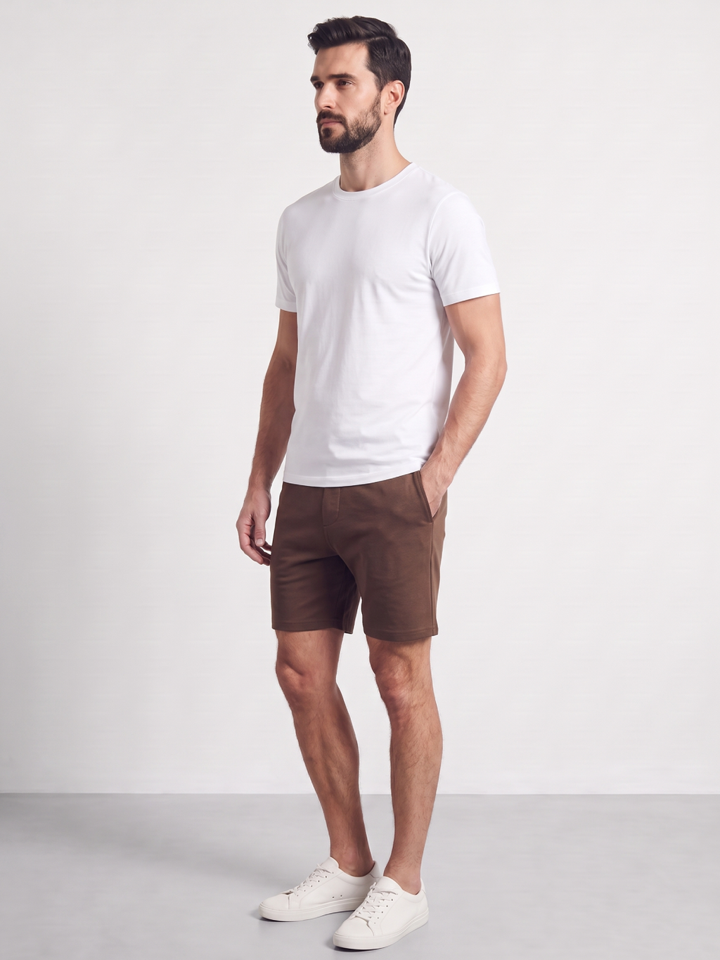 Men's Bamboo Regular Fit Tshirt White