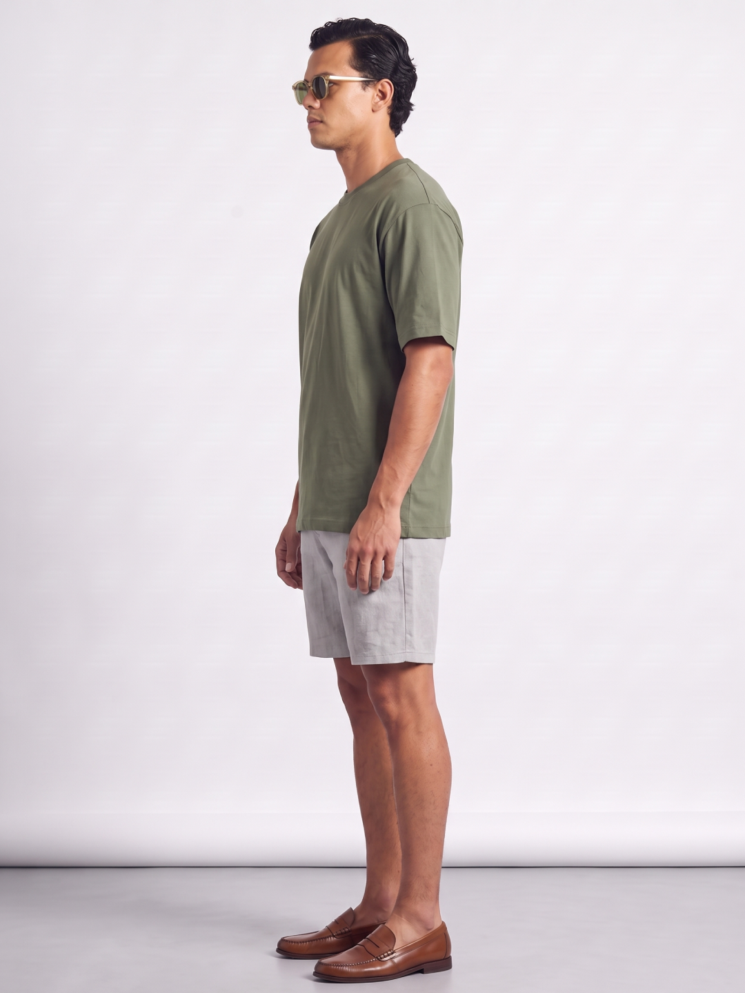 Men's 100% Cotton Relax Fit Tshirt Green