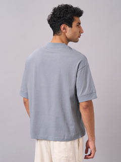 Men’s Cotton Relax Fit T-Shirt Blue