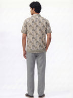 Men's Green 100% Modal Regular Fit Shirt