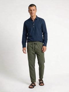 Men’s Cotton Regular Fit Side Pocket Pant Olive