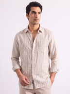 Men's Natural Cotton Lyocell Regular Fit Shirt