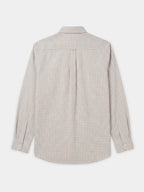 Men's Khaki 100% Cotton Regular Fit Shirt