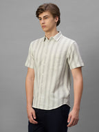 Men's Natural 100% Cotton Regular Fit Shirt