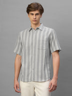 Men's Slate 100% Cotton Regular Fit Shirt