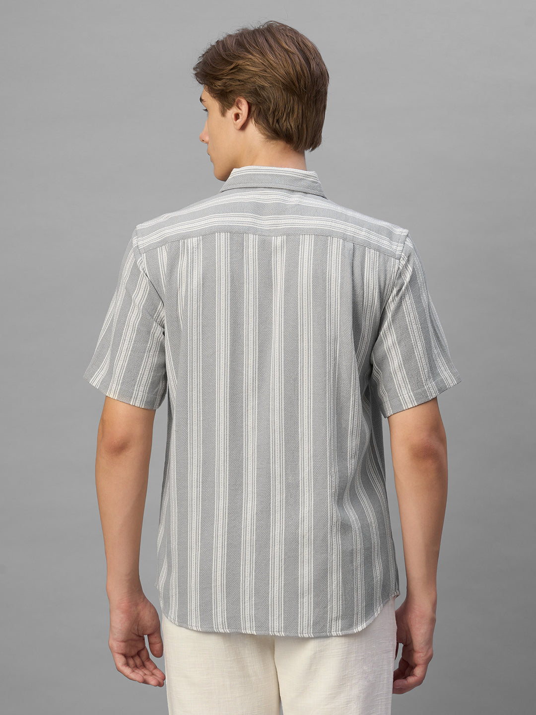 Men's Slate 100% Cotton Regular Fit Shirt
