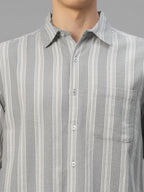 Men's Slate 100% Cotton Regular Fit Shirt