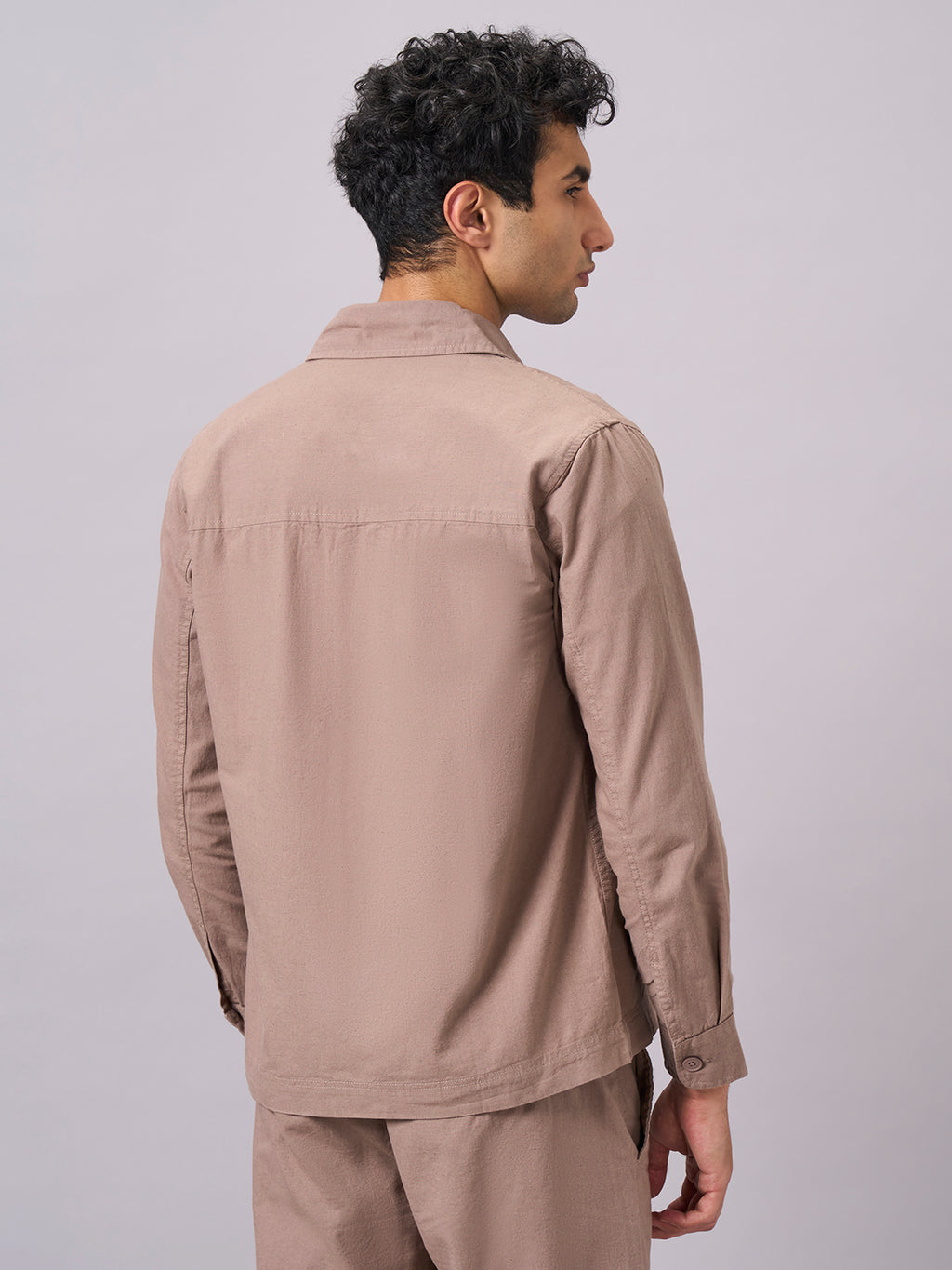 Men's Avenue Cotton Linen Regular Fit Jacket
