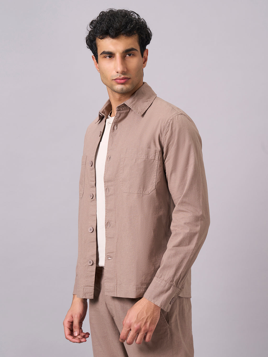 Men's Avenue Cotton Linen Regular Fit Jacket