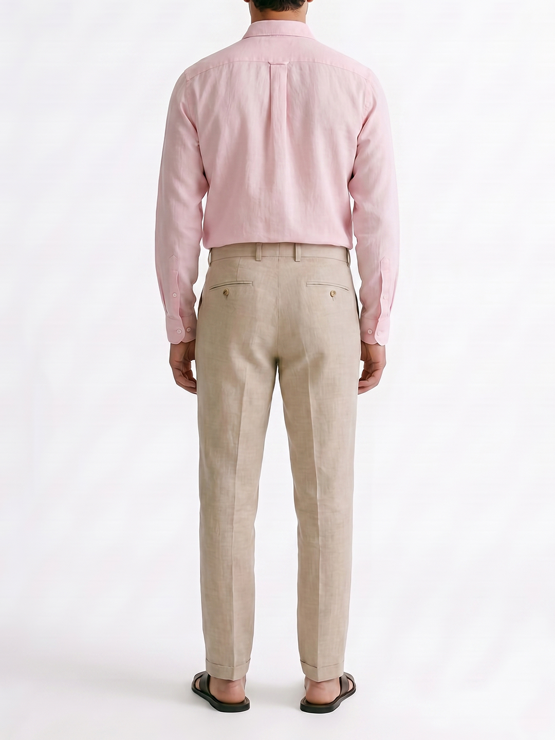 Men's Natural Cotton Linen Slim Fit Pant