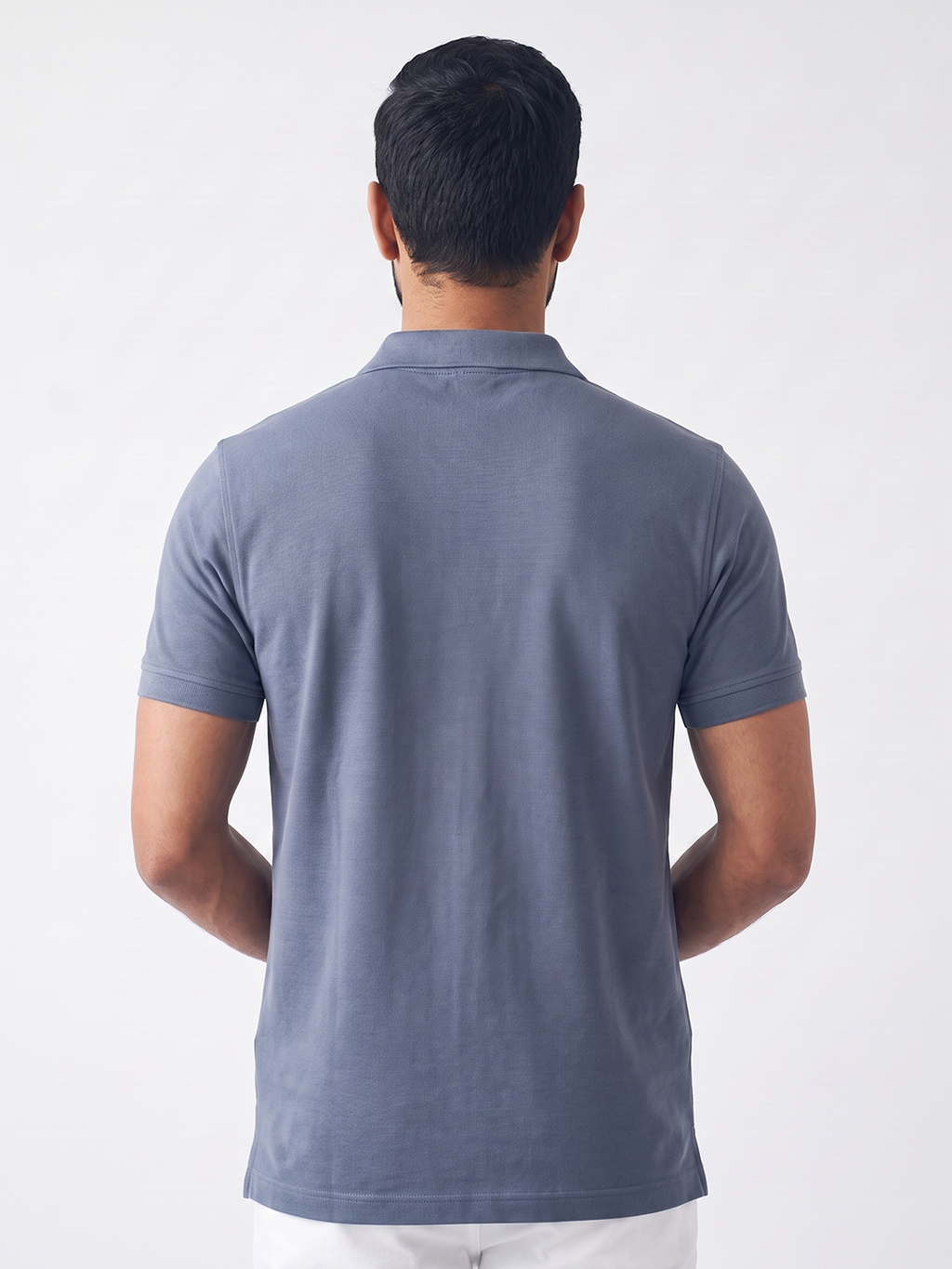Men's 100% Organic Cotton Regular Fit Tshirt Blue