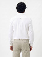 Men's 100% Cotton Regular Fit Regular Collar Shirt White