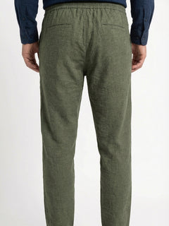 Men’s Cotton Regular Fit Side Pocket Pant Olive