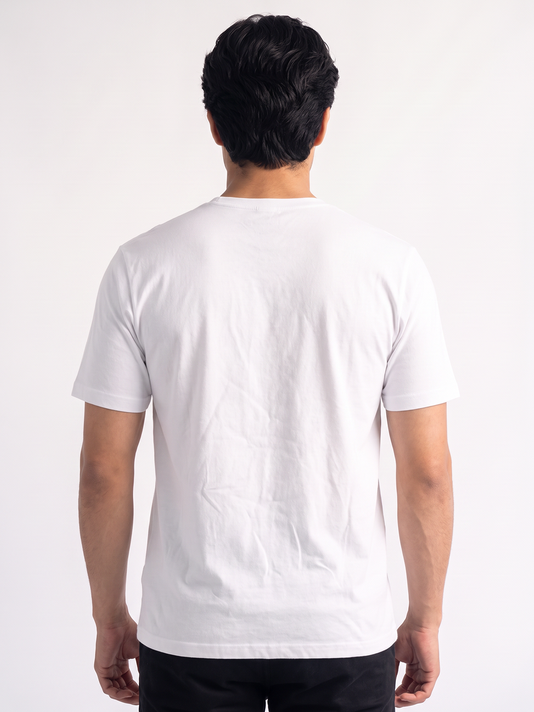 Men's 100% Organic Cotton Regular Fit Tshirt White