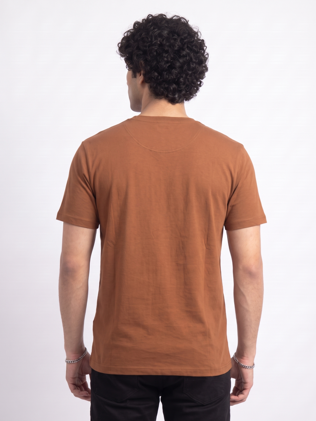 Men's Bamboo Regular Fit Tshirt Rust