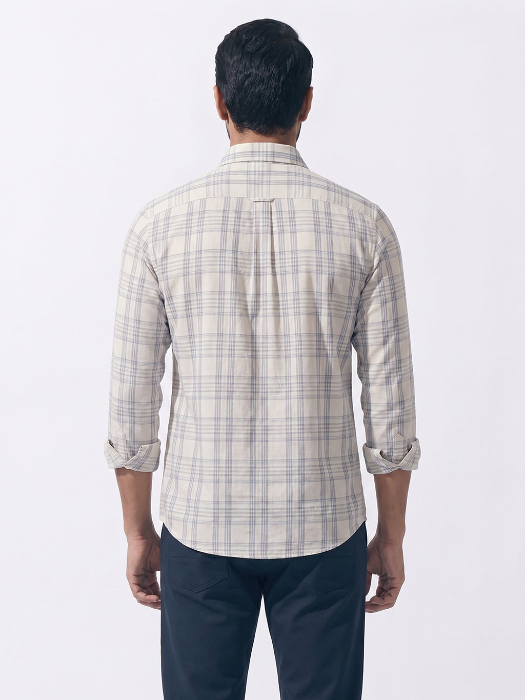 Men's Sand 100% Cotton Regular Fit Shirt