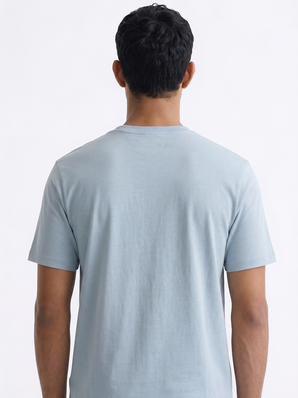 Men's Blue 1 100% Organic Cotton Regular Fit Tshirt