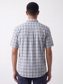 Men's 100% Cotton Regular Fit Shirt Sky