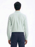 Men's Mint 100% Cotton Regular Fit Shirt