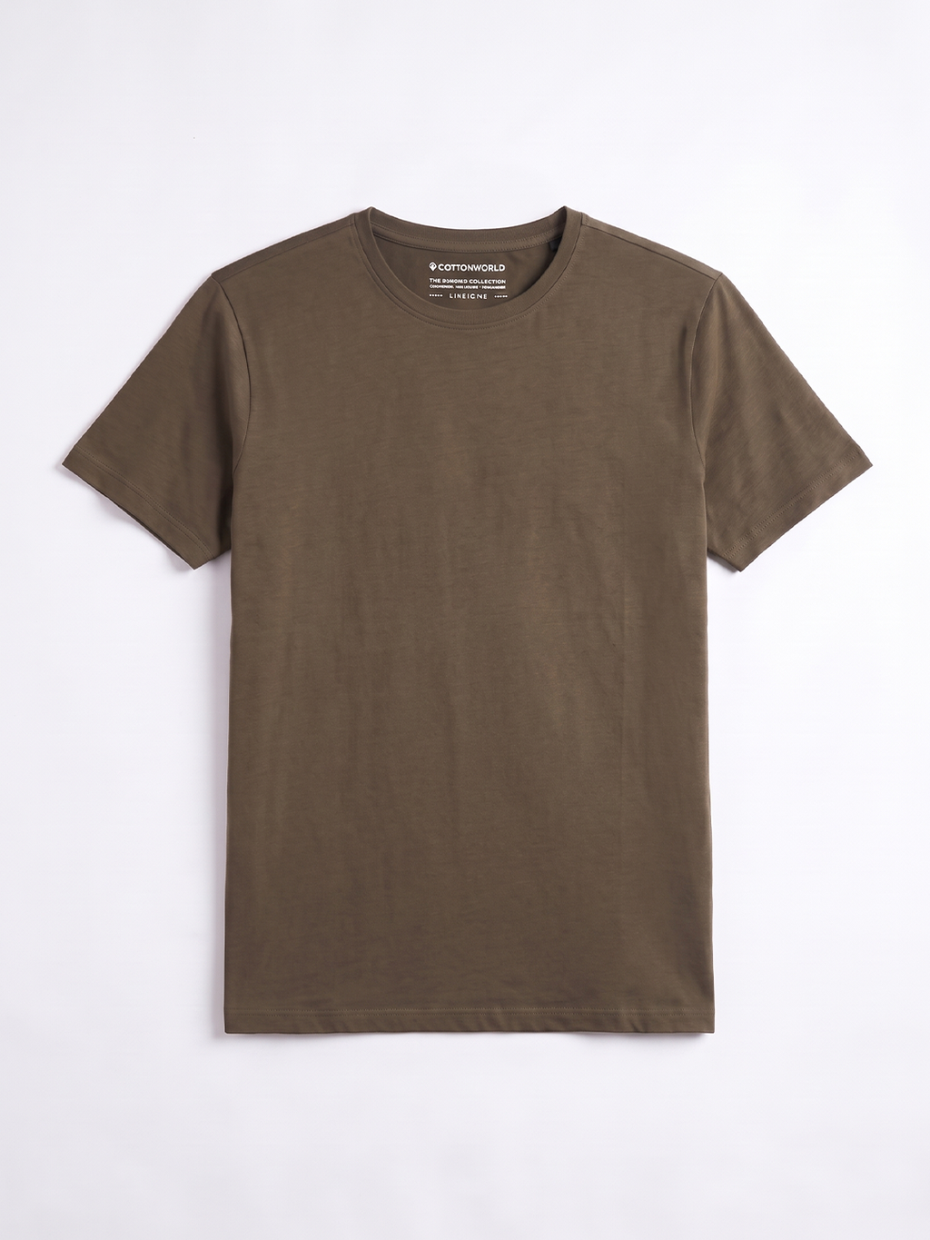 Men's Bamboo Regular Fit Tshirt Brown