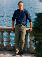 Men's Olive 1 100% Cotton Regular Fit Pant