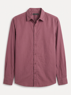Men's 100% Cotton Regular Fit Shirt Wine