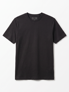 Men's Black 100% Organic Cotton Regular Fit Tshirt