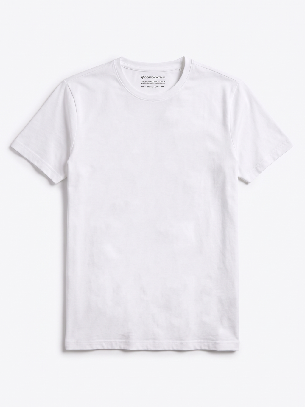 Men's Bamboo Regular Fit Tshirt White