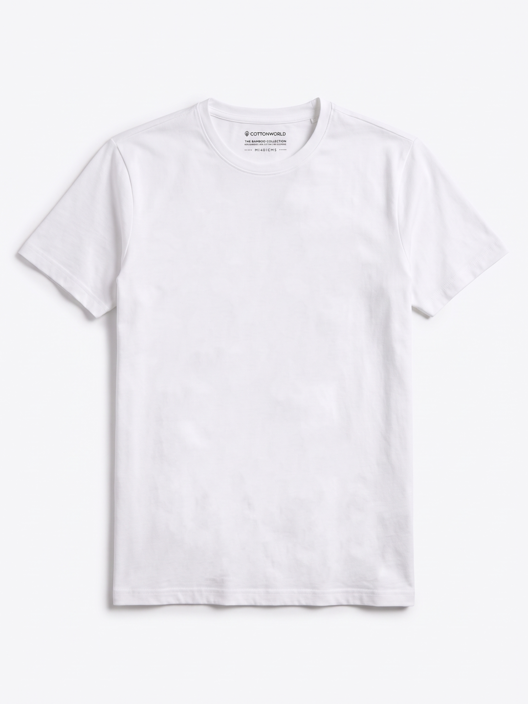 Men's Bamboo Regular Fit Tshirt White