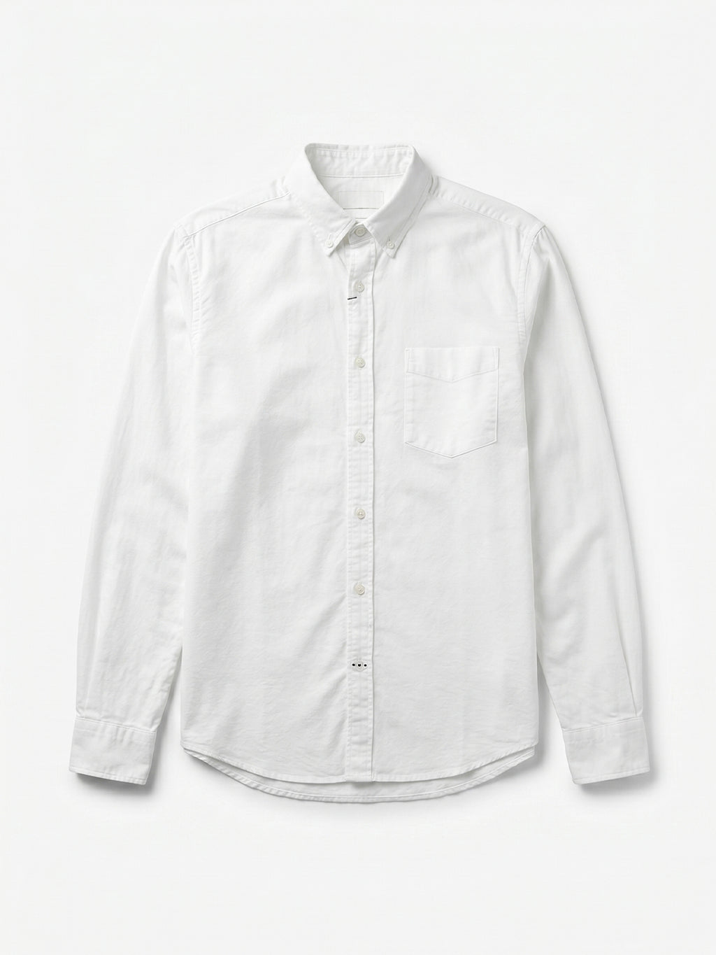 Men's 100% Cotton Regular Fit Regular Collar Shirt White