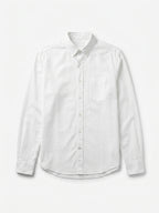 Men's 100% Cotton Regular Fit Regular Collar Shirt White