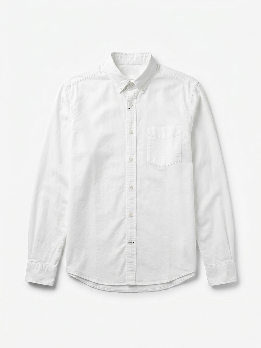 Men's 100% Cotton Regular Fit Regular Collar Shirt White