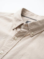 Men's Natural Oxford 100% Cotton Regular Fit Shirt