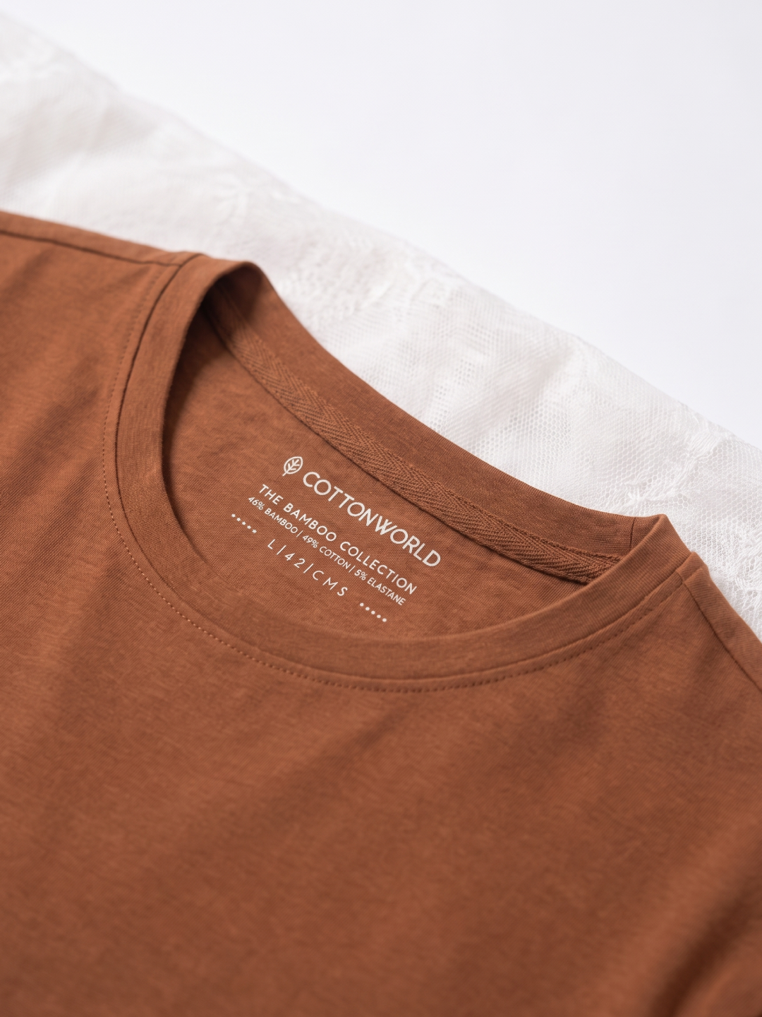 Men's Bamboo Regular Fit Tshirt Rust