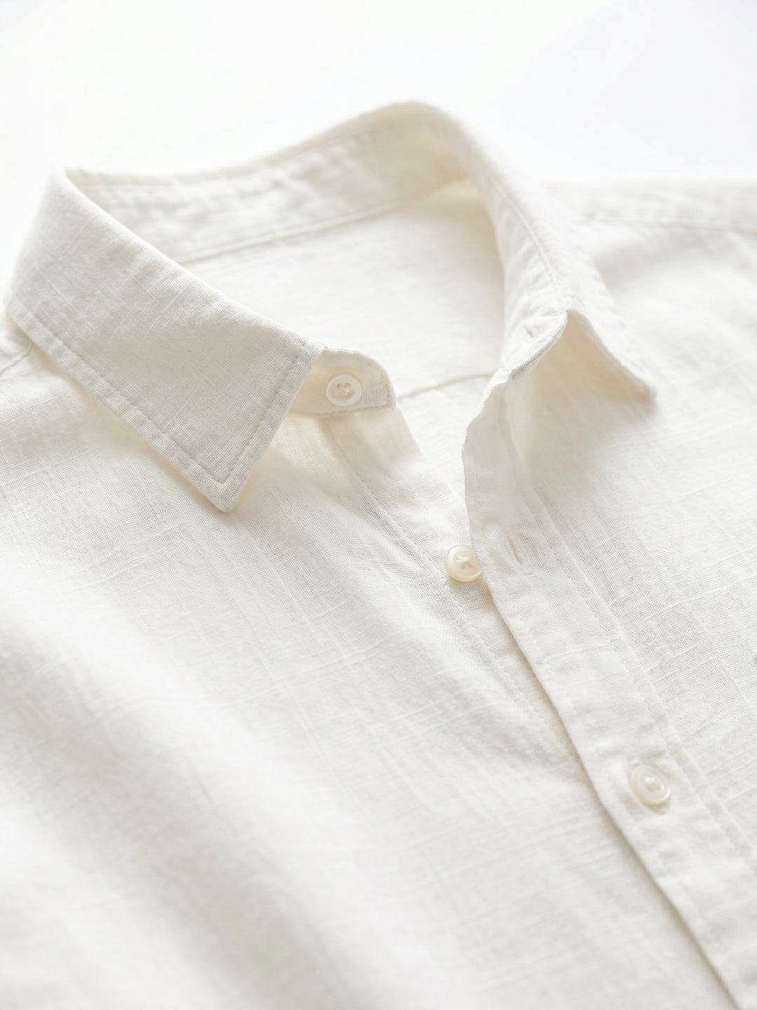 Men's Offwhite 100% Cotton Regular Fit Shirt