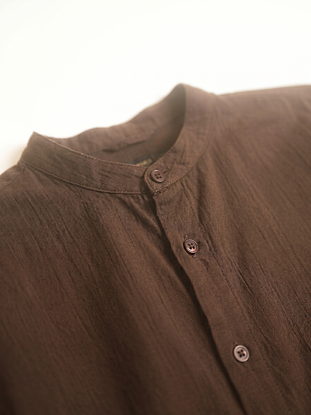 Men's Brown 100% Cotton Regular Fit Shirt