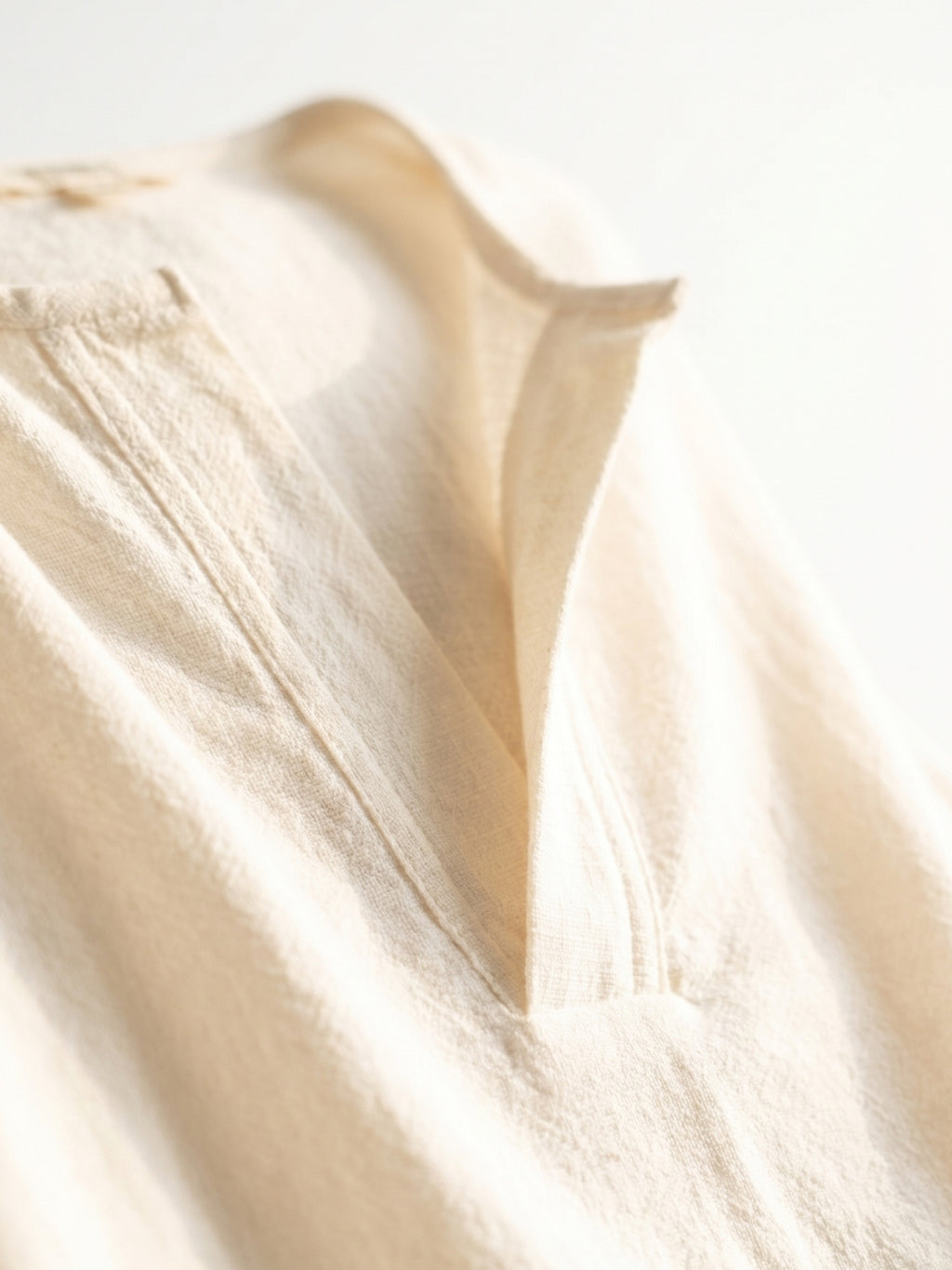 Men's Offwhite 100% Cotton Regular Fit Shirt