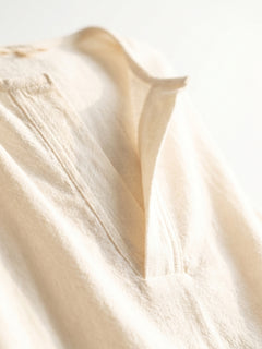 Men's Offwhite 100% Cotton Regular Fit Shirt